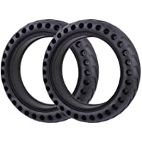 Ehua Store FR 2X Ruedas de Goma Maciza Xiaomi Scooter M365- M365 Pro- Rueda alveolada Dura antipinchazos Antideslizante…